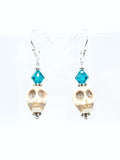 Crystal Skull Earrings