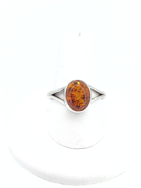 Amber Simple Ring