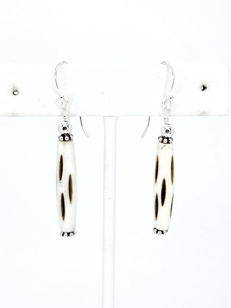 Md. Stained Carved Earrings