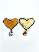 Reversible Heart Earrings