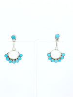 Turquoise Paisley Earrings