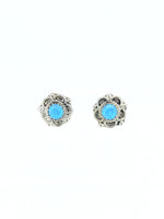 Blue Opal Royal Studs