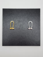 3x3 Mid Earring Card - Black