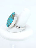 Turquoise Almond Ring