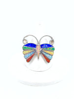 Opal Butterfly Ring