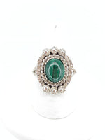 Malachite Berry Wreath Ring