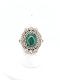 Malachite Berry Wreath Ring