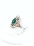 Malachite Berry Wreath Ring