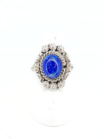 Lapis Berry Wreath Ring