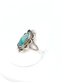 Long Turquoise Scoop Ring