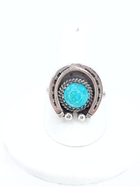 Turquoise Equestrian Ring