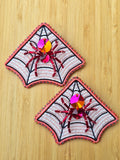Beaded Arachnid Earrings - Pop