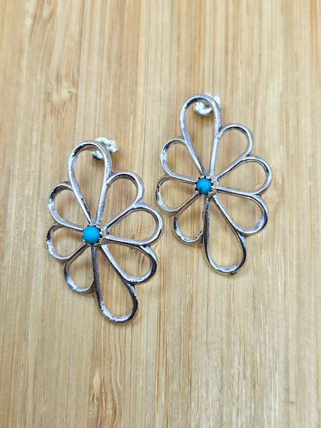 Turquoise Blossom Earrings