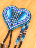 Blue Heart Lanyard