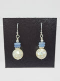 Blue Adventurine Mosaic Earrings