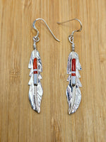 Feather Stone Earrings