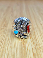 Turquoise Eagle Ring