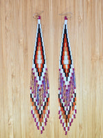 XL Bugle Beaded Earrings