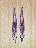 Bugle Beaded Earrings