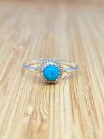 Turquoise Halo Ring