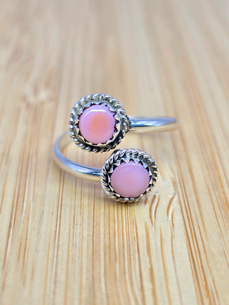 Pink Shell Duo Ring