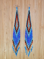 XL Bugle Beaded Earrings