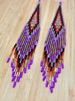 XL Bugle Beaded Earrings