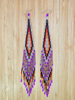 XL Bugle Beaded Earrings