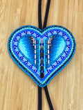 Blue Heart Lanyard