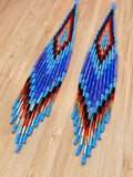 XL Bugle Beaded Earrings