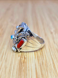 Turquoise Eagle Ring