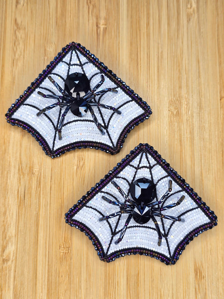 Beaded Arachnid Earrings