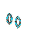 Turquoise Cluster Rhythm Earrings