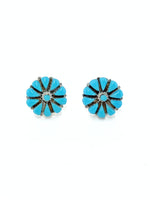 Turquoise Cluster Bubble Earrings