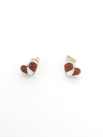 Jasper Heart Studs