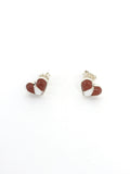 Jasper Heart Studs