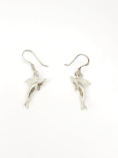 SS Tall Dolphin Earrings