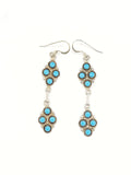 Turquoise Mirror Earrings