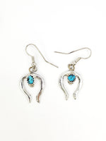 SS Sm. Turquoise Naja Earrings