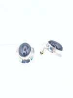 Onyx Oval Base Earrings