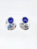 Lapis Butterfly Wing Earrings