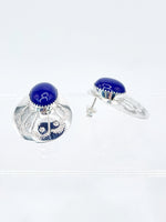 Lapis Butterfly Wing Earrings