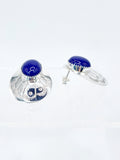 Lapis Butterfly Wing Earrings