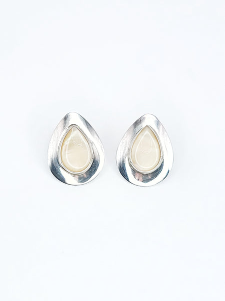 Yellow Teardrop Base Earrings