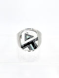 Inlay Cube Ring