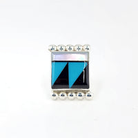 Turquoise Zuni Inlay Studs