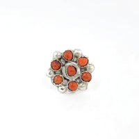 Coral Mini Cluster Studs